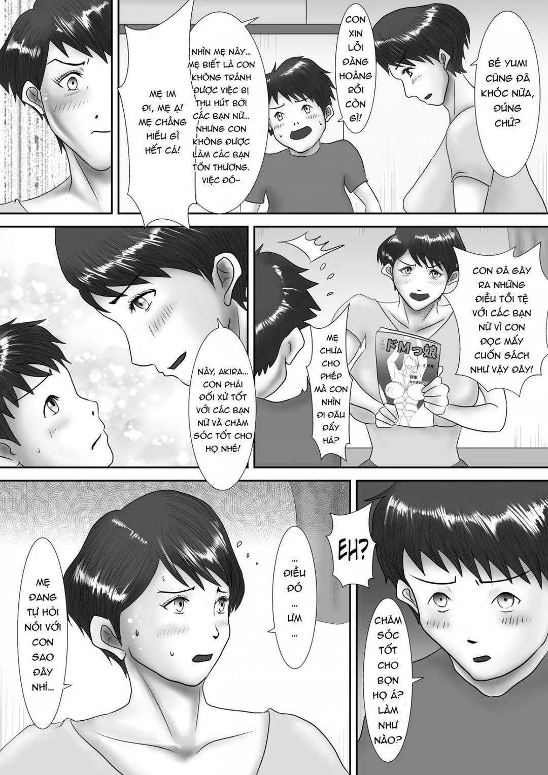 Haha ga Dogeza Shita Hi ~Kichiku Musuko ni Otosareta Kachiki na Haha - Oneshot trang 9
