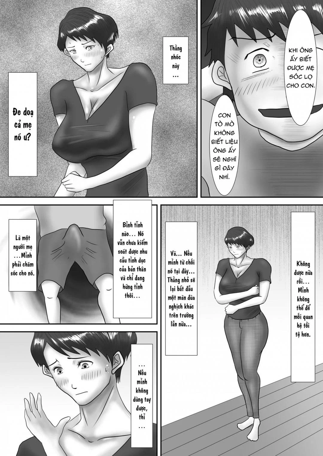Haha ga Dogeza Shita Hi ~Kichiku Musuko ni Otosareta Kachiki na Haha - Oneshot trang 22