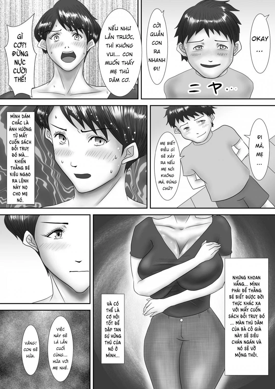 Haha ga Dogeza Shita Hi ~Kichiku Musuko ni Otosareta Kachiki na Haha - Oneshot trang 23