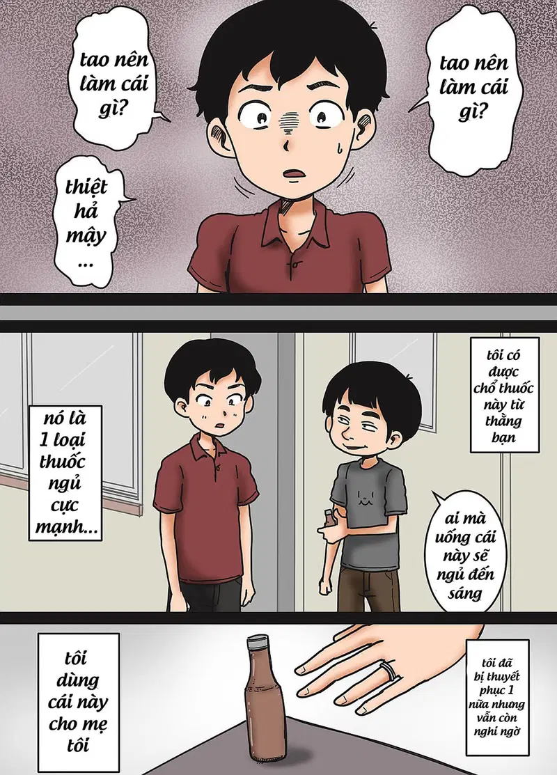 Dụ mẹ uống thuốc ngủ - Oneshot trang 2