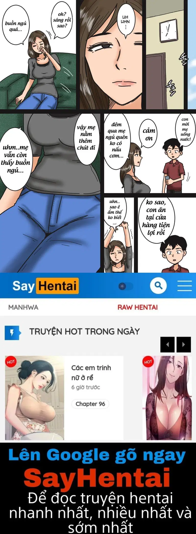 Dụ mẹ uống thuốc ngủ - Oneshot trang 31