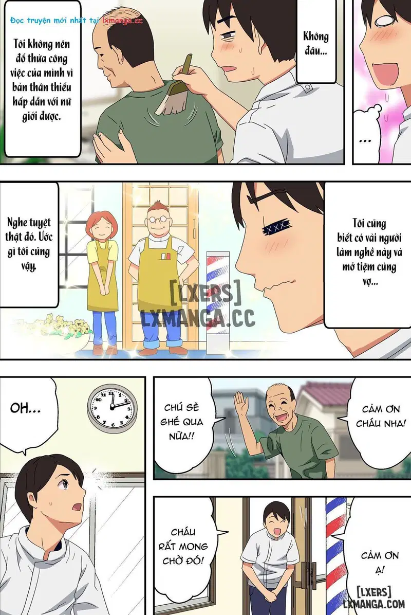 Nơi tiệm cắt tóc sung sướng - Oneshot trang 6