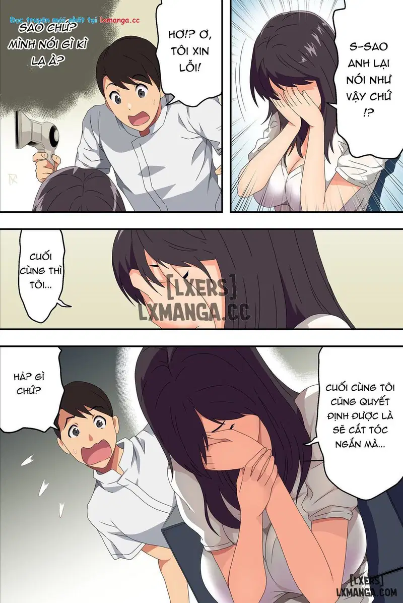 Nơi tiệm cắt tóc sung sướng - Oneshot trang 16