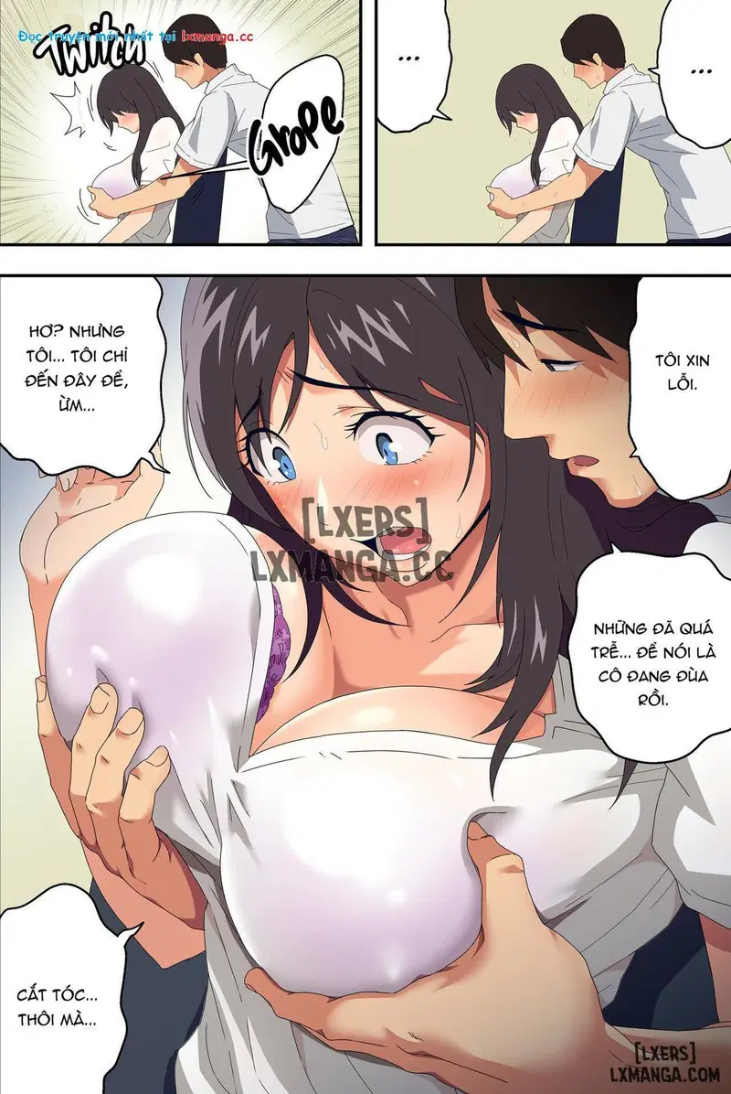 Nơi tiệm cắt tóc sung sướng - Oneshot trang 25