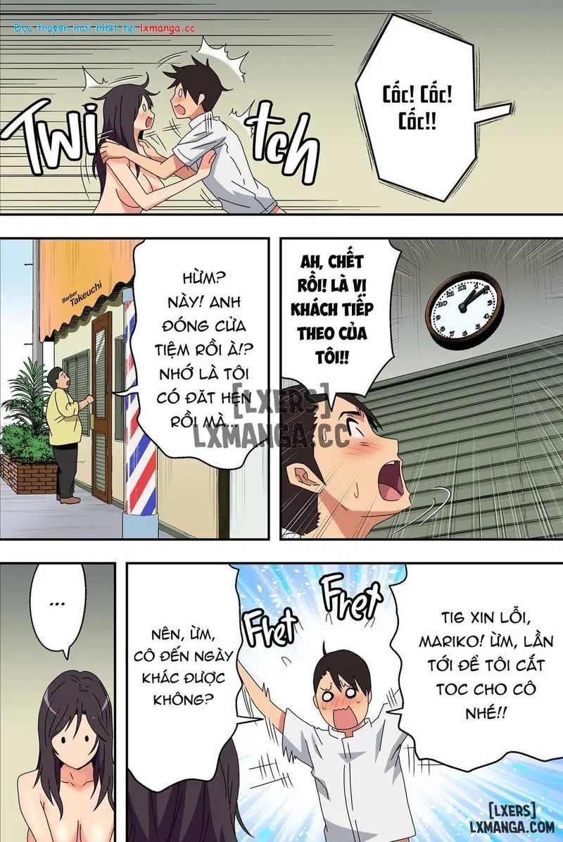 Nơi tiệm cắt tóc sung sướng - Oneshot trang 62