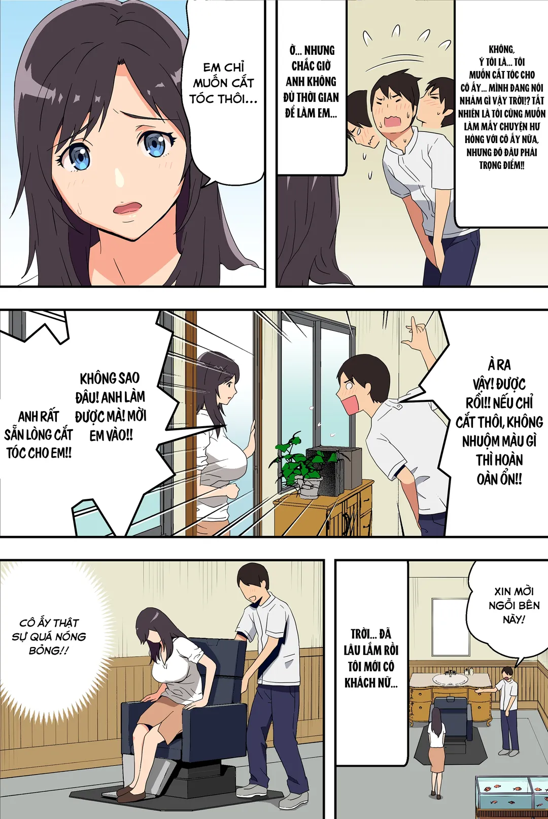 Nơi tiệm cắt tóc sung sướng - Chapter - 1 trang 9