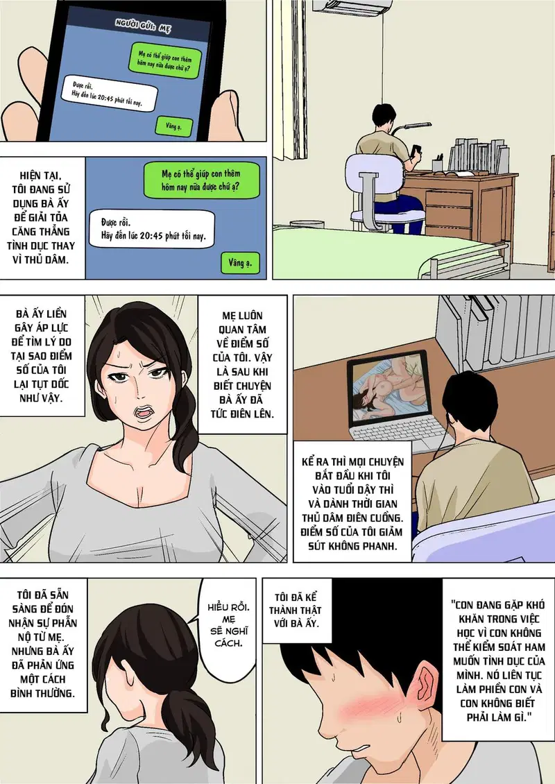 Giải tỏa ham muốn với mẹ mỗi ngày - Ch. 1 trang 6