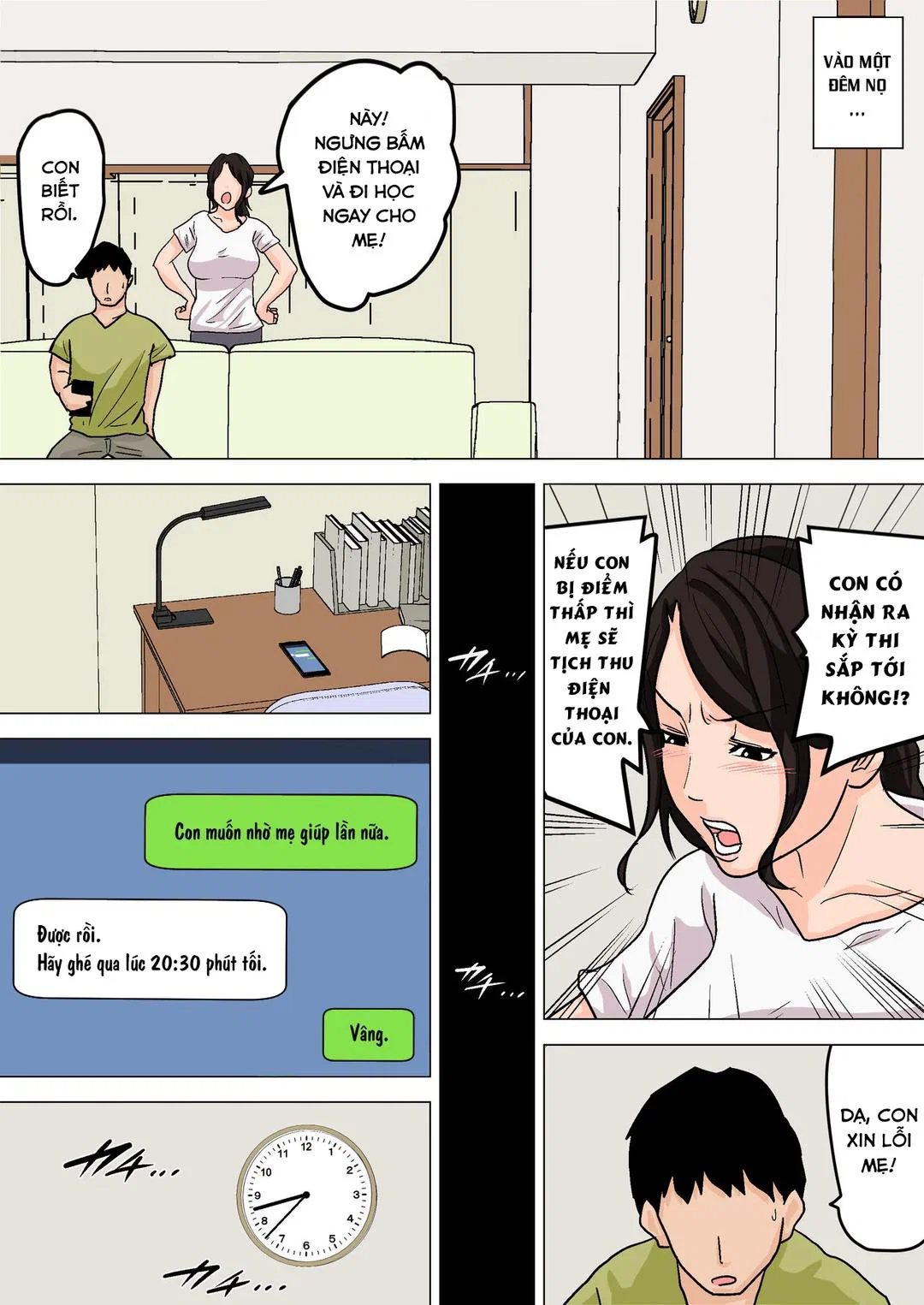 Giải tỏa ham muốn với mẹ mỗi ngày - Ch. 1 trang 20
