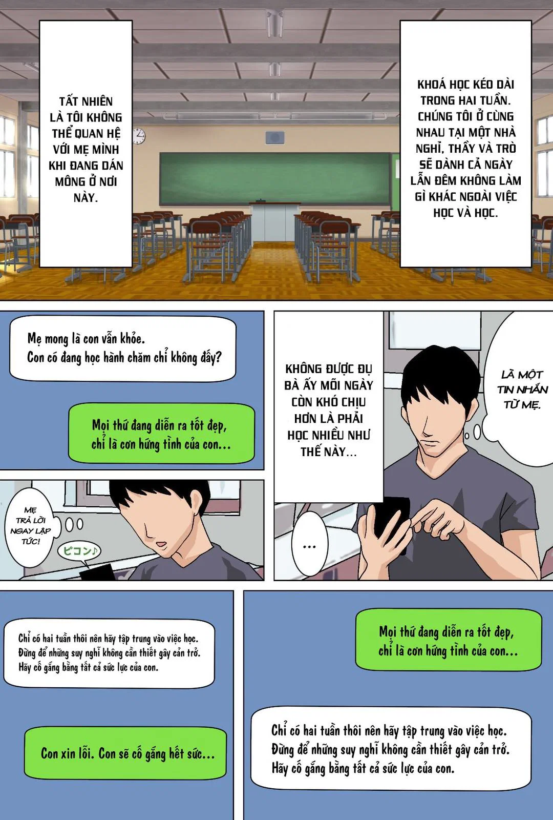Giải tỏa ham muốn với mẹ mỗi ngày - Ch. 2 trang 9