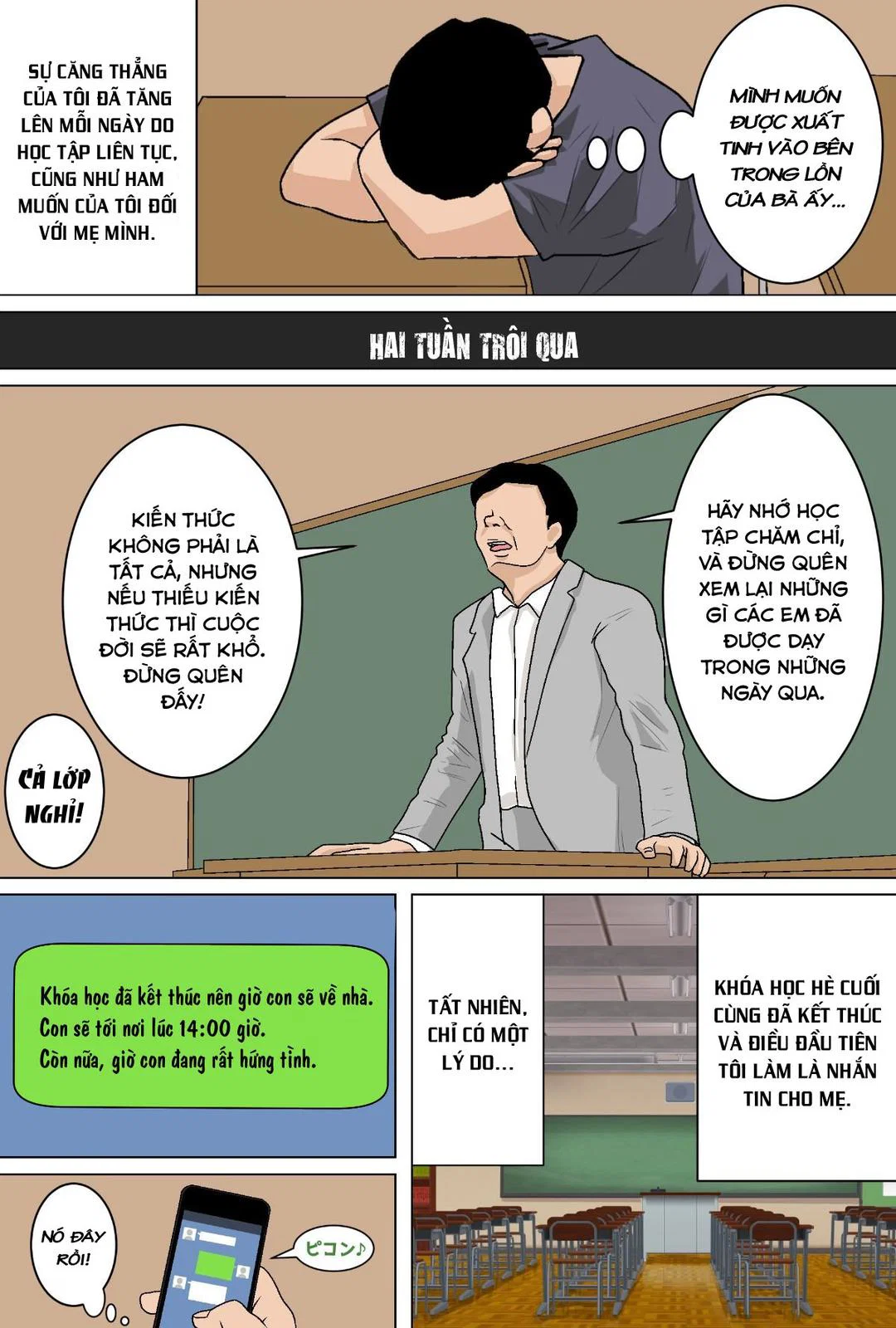 Giải tỏa ham muốn với mẹ mỗi ngày - Ch. 2 trang 11