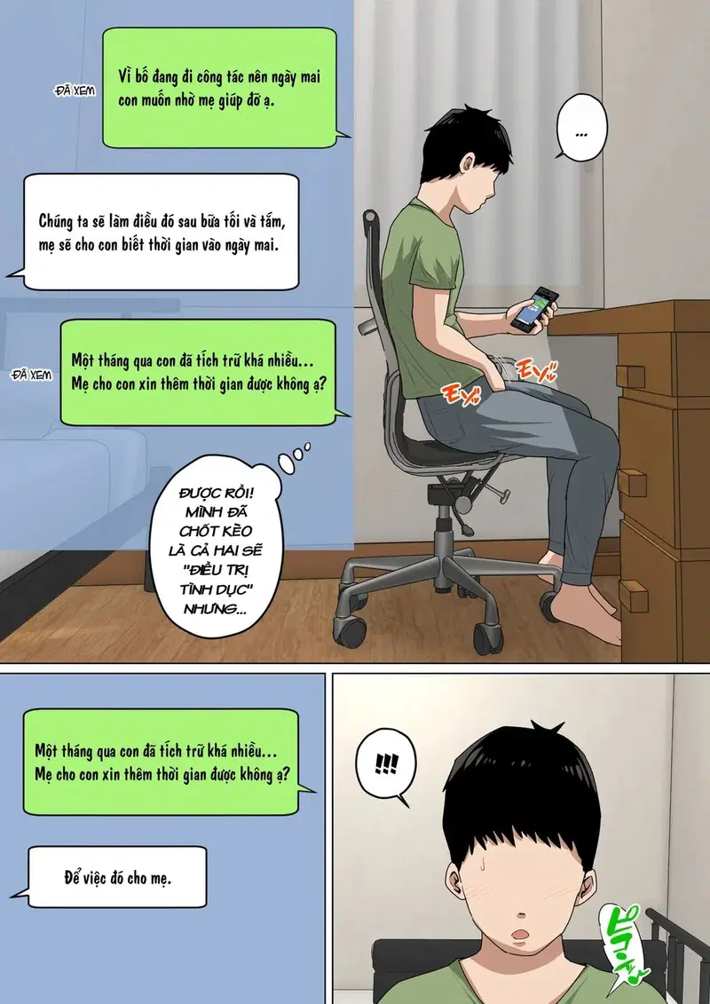 Giải tỏa ham muốn với mẹ mỗi ngày - Ch. 3 trang 18