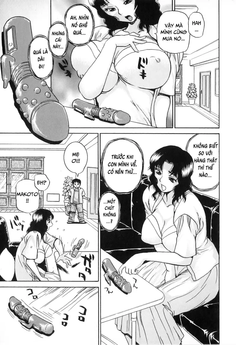Khát khao mẹ và con trai - Chap 01 - Kết quả lần đầu thử máy rung trang 7