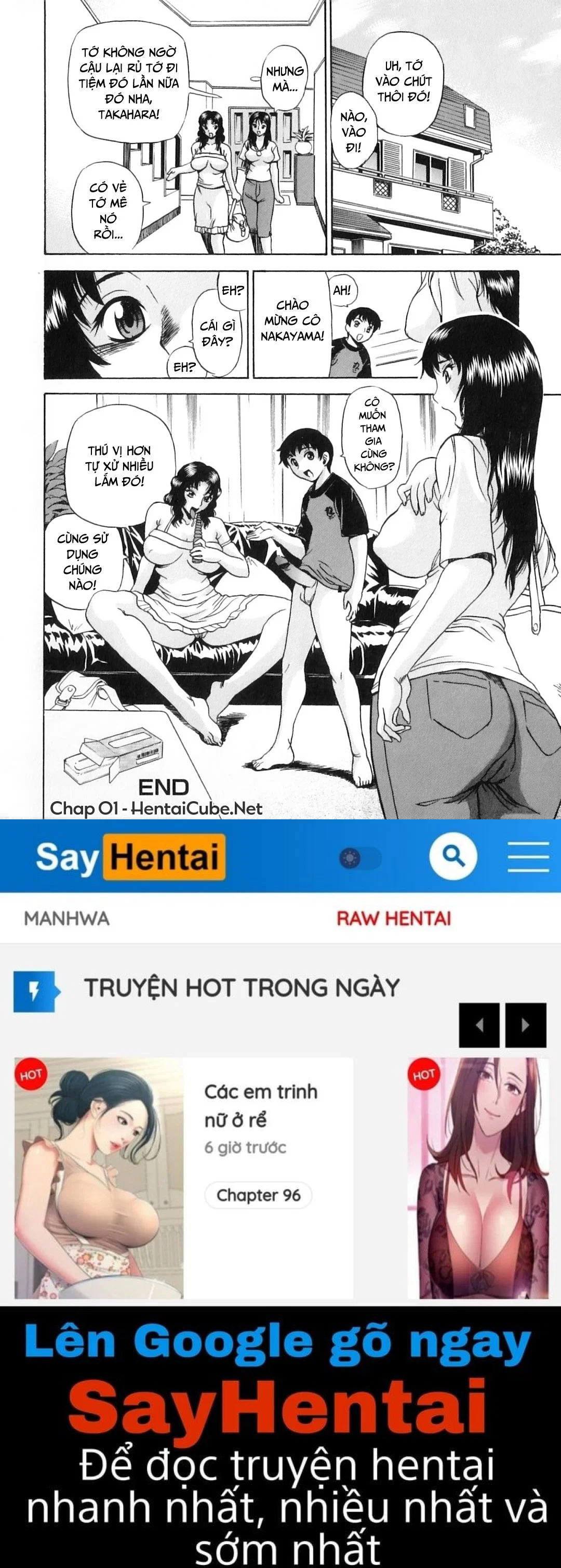 Khát khao mẹ và con trai - Chap 01 - Kết quả lần đầu thử máy rung trang 18