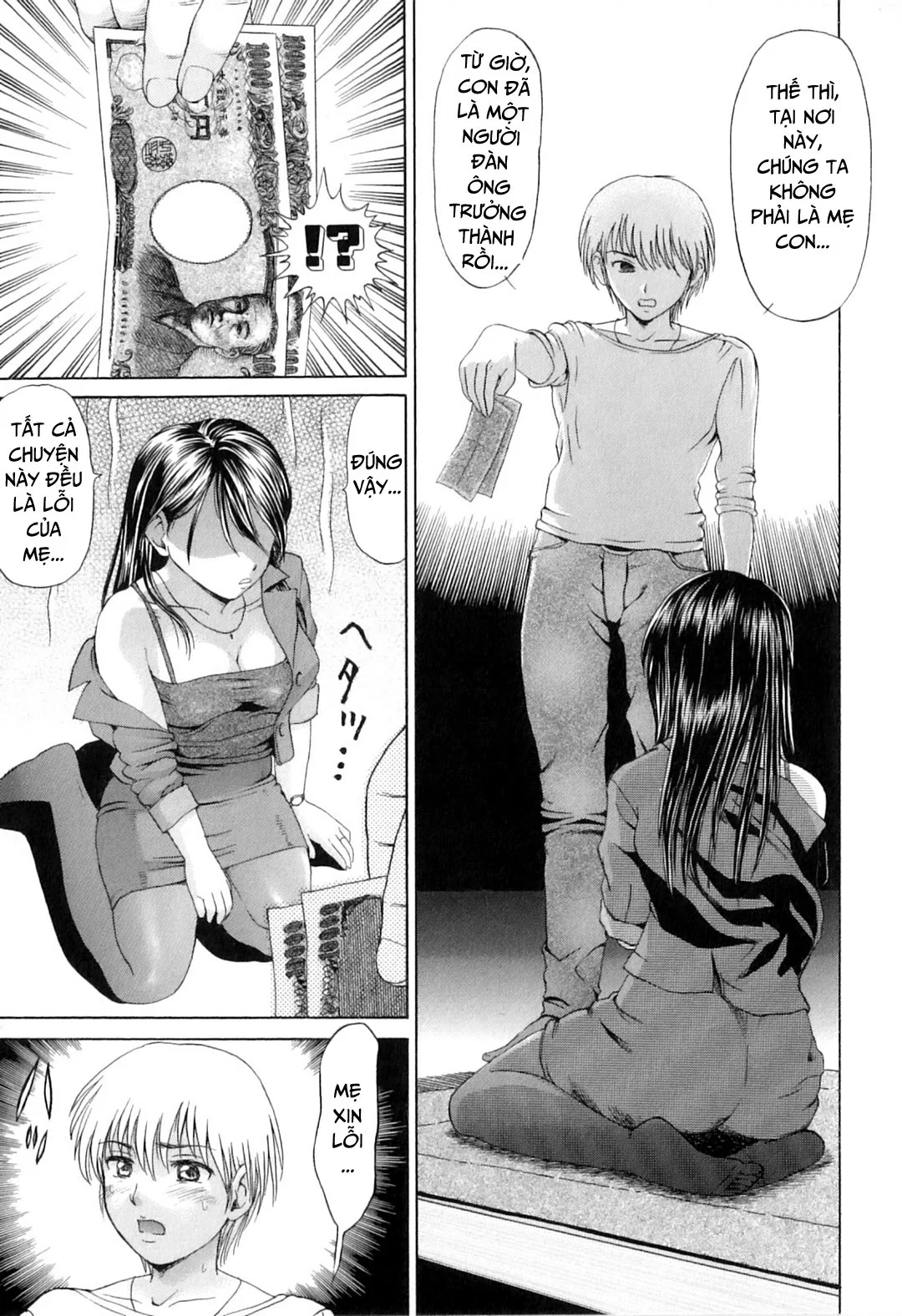 Khát khao mẹ và con trai - Chap 04 - Mẹ làm gái trang 5