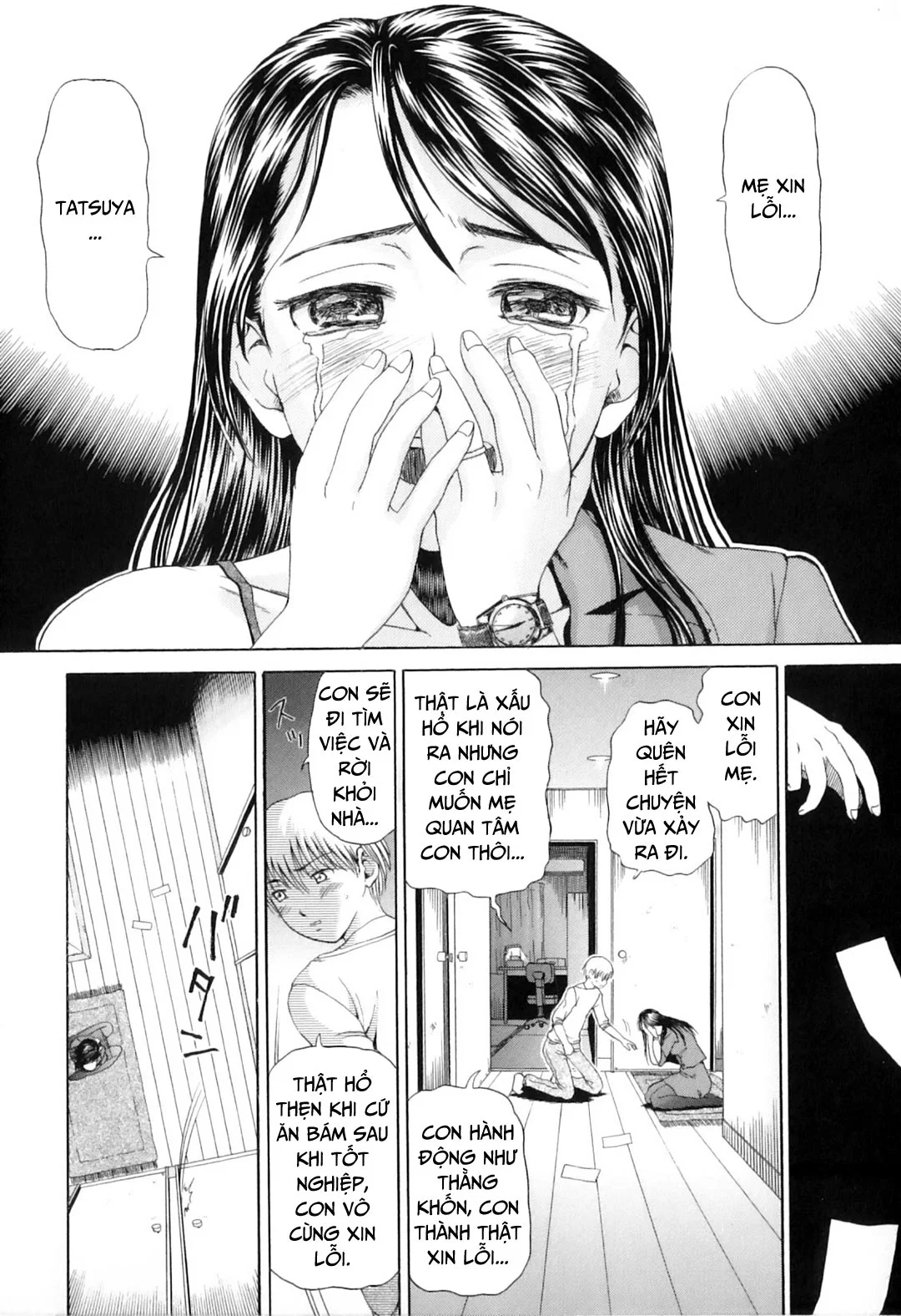 Khát khao mẹ và con trai - Chap 04 - Mẹ làm gái trang 6
