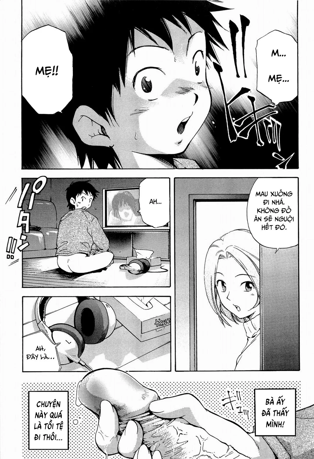 Khát khao mẹ và con trai - Chap 06 - Vị khách trong đêm trang 3