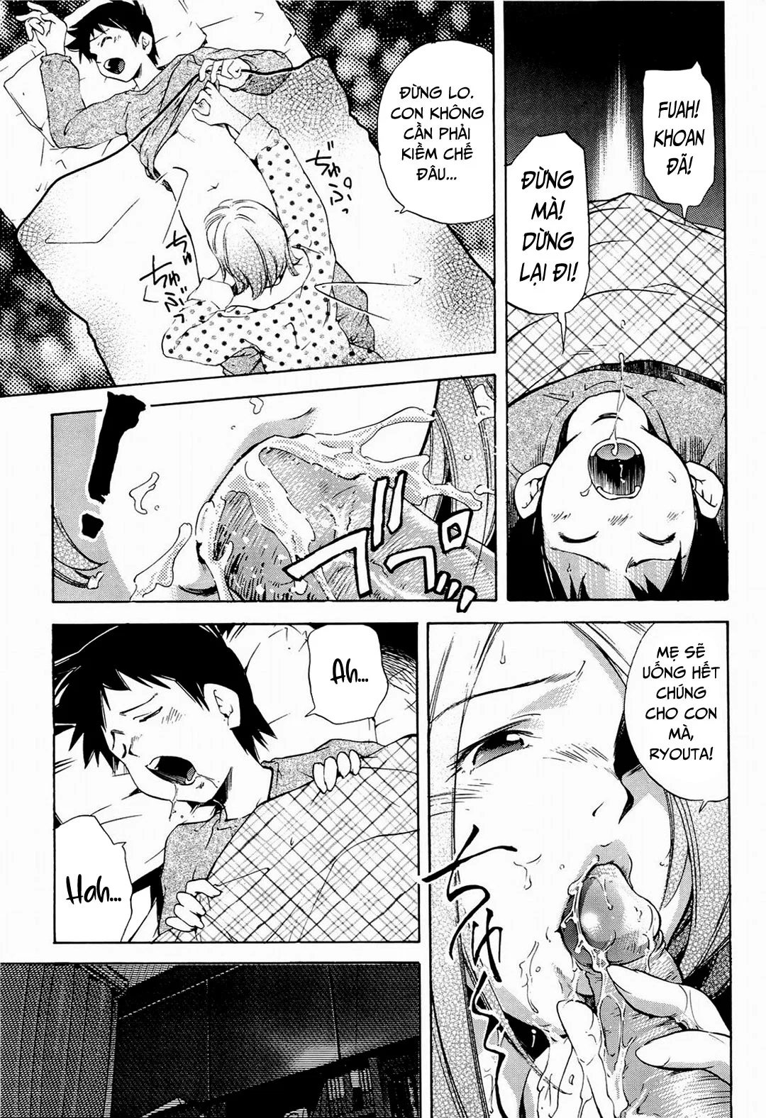 Khát khao mẹ và con trai - Chap 06 - Vị khách trong đêm trang 7