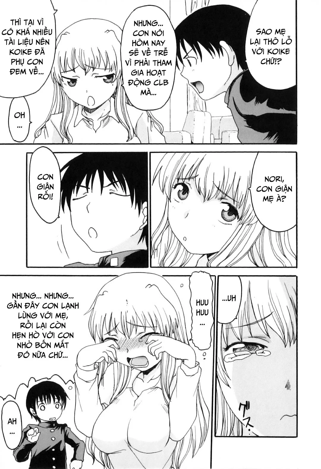 Khát khao mẹ và con trai - Chap 09 - Mẹ ướt đẫm rồi trang 7