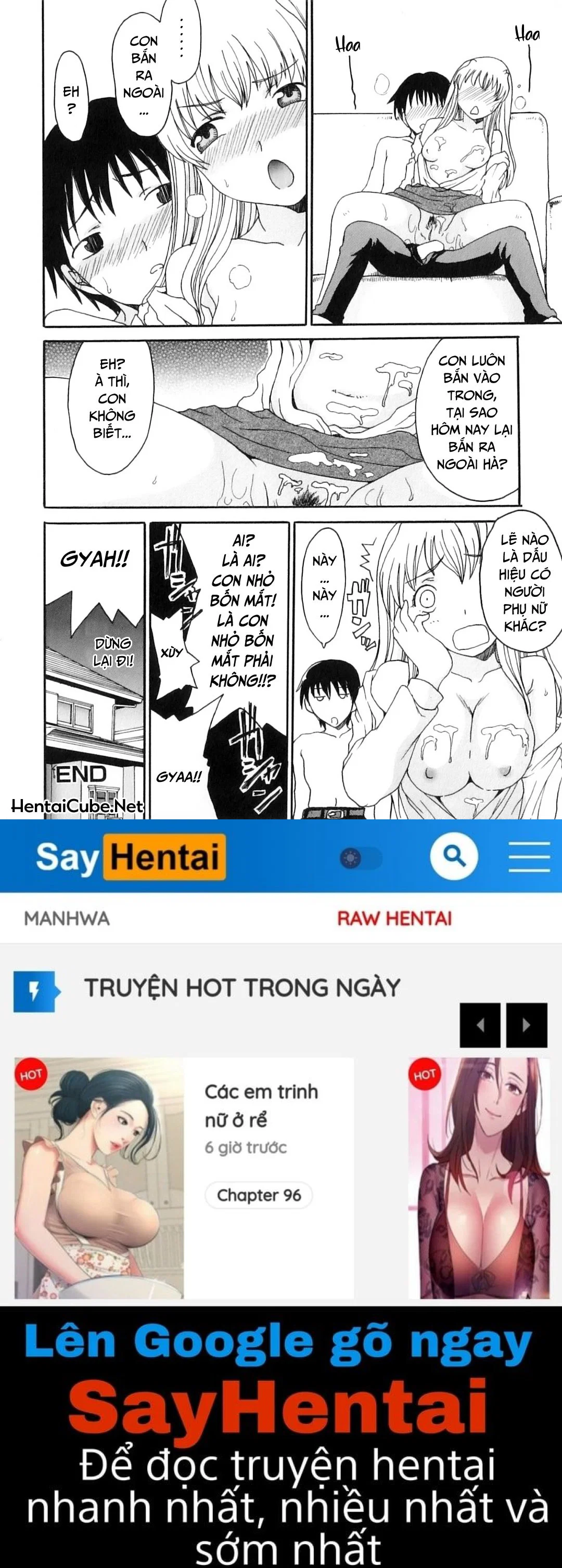 Khát khao mẹ và con trai - Chap 09 - Mẹ ướt đẫm rồi trang 16