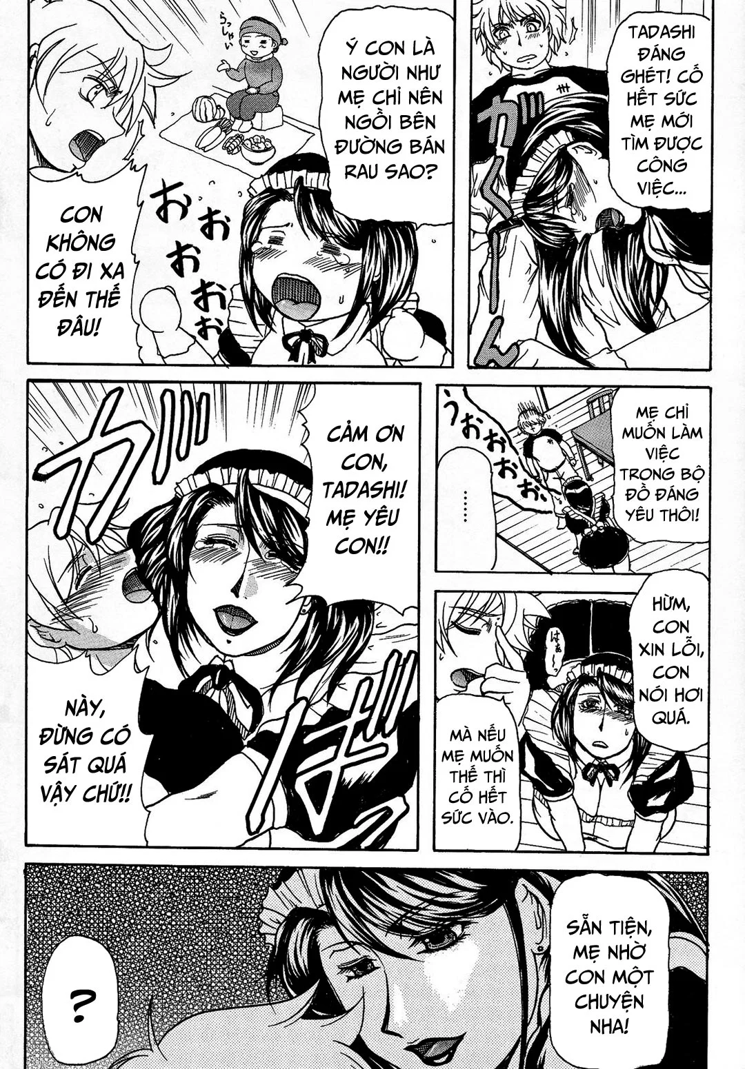 Những người mẹ hàng khủng - Chap 07 - Mẹ làm ở tiệm coffee hầu gái á? trang 4
