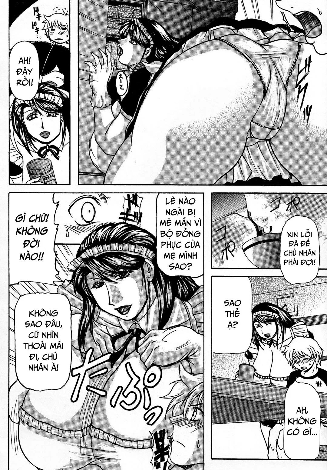 Những người mẹ hàng khủng - Chap 07 - Mẹ làm ở tiệm coffee hầu gái á? trang 6
