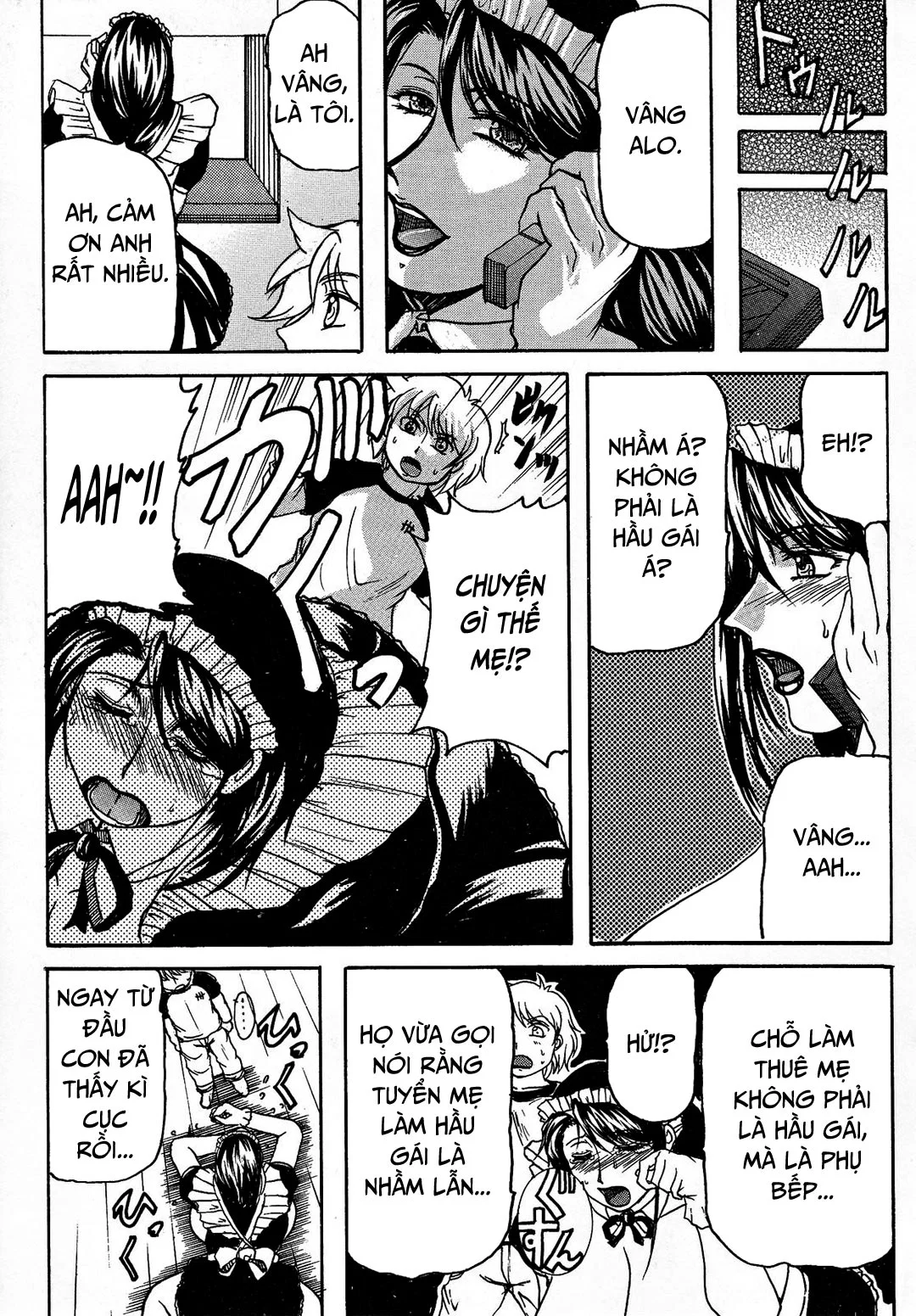 Những người mẹ hàng khủng - Chap 07 - Mẹ làm ở tiệm coffee hầu gái á? trang 19