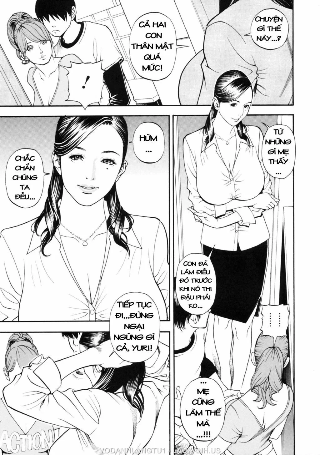 Mẹ và chị gái – Loạn luân - Chap 07 trang 7