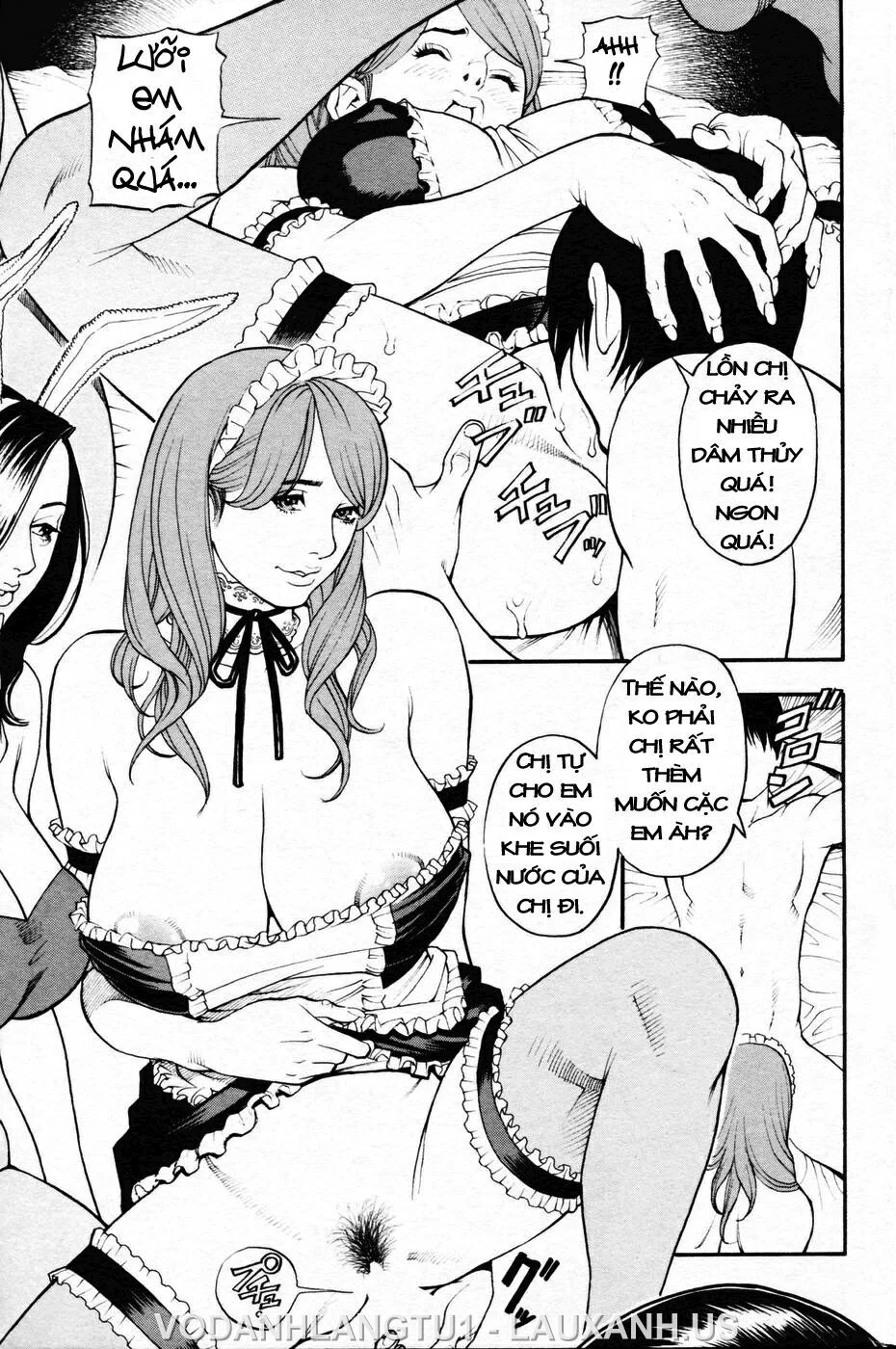Mẹ và chị gái – Loạn luân - Chap 08 trang 9