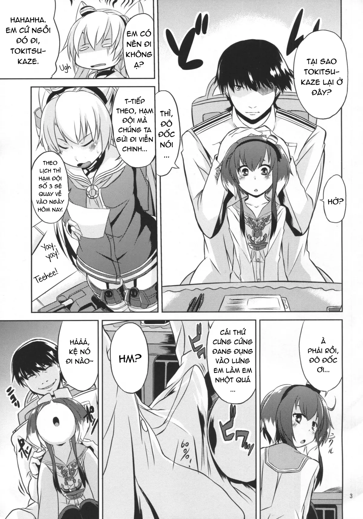Teitoku wa Dekiru Hentai (Kantai Collection -KanColle-) [Vietnamese Tiếng Việt] [[ DVT ] Mov] - Teitoku wa Dekiru Hentai (Kantai Collection -KanColle-) [Vietnamese Tiếng Việt] [[ DVT ] Mov] trang 4