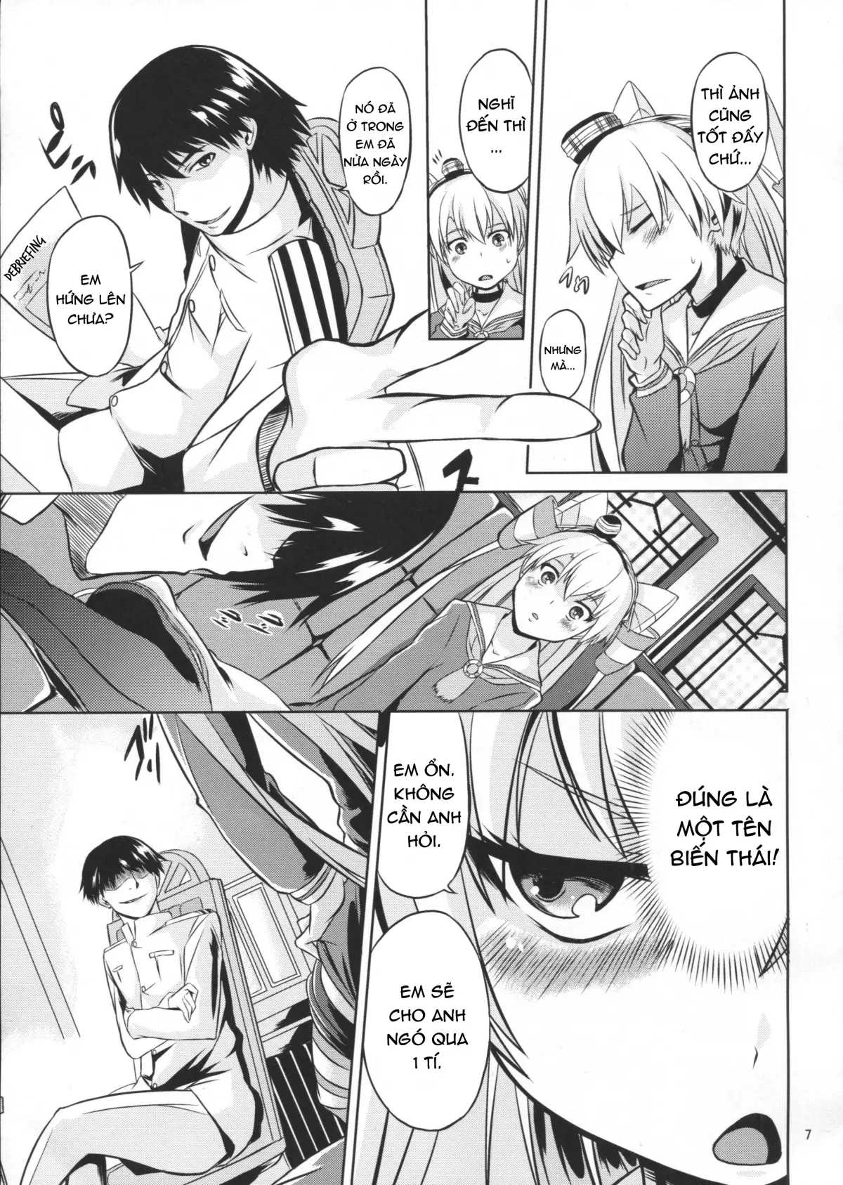 Teitoku wa Dekiru Hentai (Kantai Collection -KanColle-) [Vietnamese Tiếng Việt] [[ DVT ] Mov] - Teitoku wa Dekiru Hentai (Kantai Collection -KanColle-) [Vietnamese Tiếng Việt] [[ DVT ] Mov] trang 8
