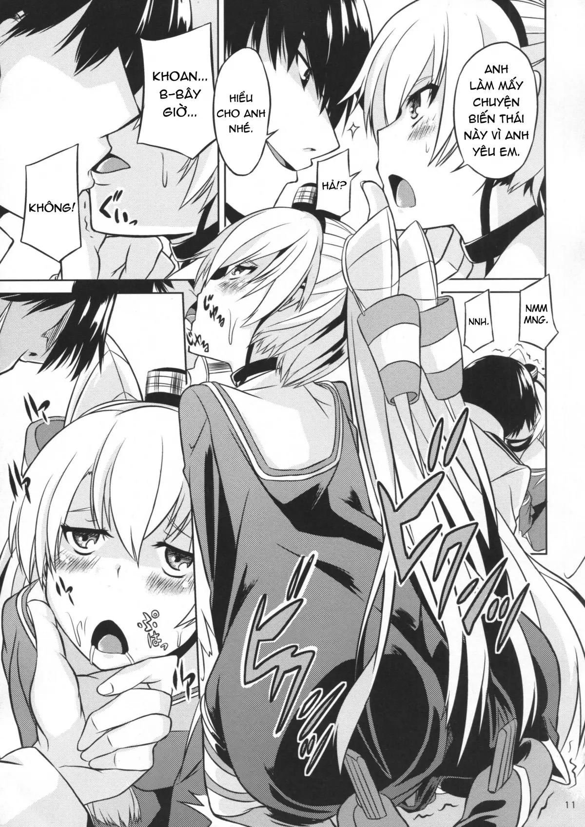 Teitoku wa Dekiru Hentai (Kantai Collection -KanColle-) [Vietnamese Tiếng Việt] [[ DVT ] Mov] - Teitoku wa Dekiru Hentai (Kantai Collection -KanColle-) [Vietnamese Tiếng Việt] [[ DVT ] Mov] trang 12