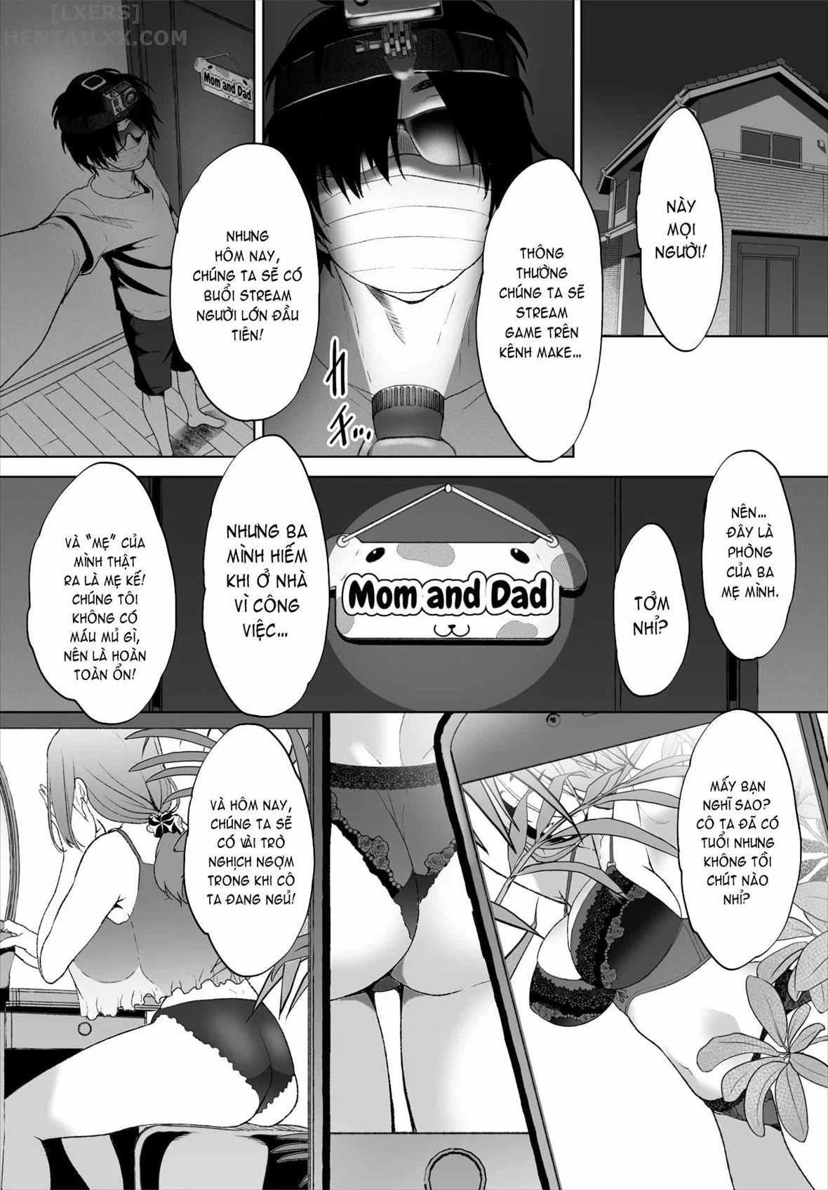 Mẹ kế, streamer dâm dục - Chap 01 trang 9