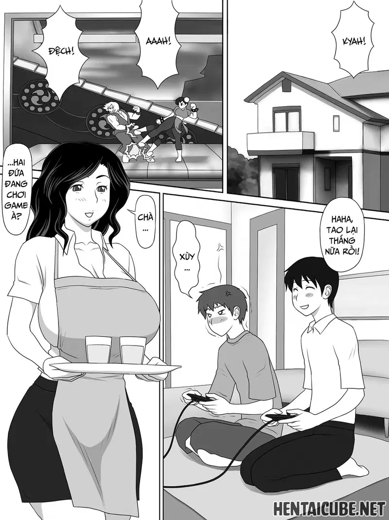 Mẹ tôi quá thân thiện với đứa bạn thân - Oneshot trang 2