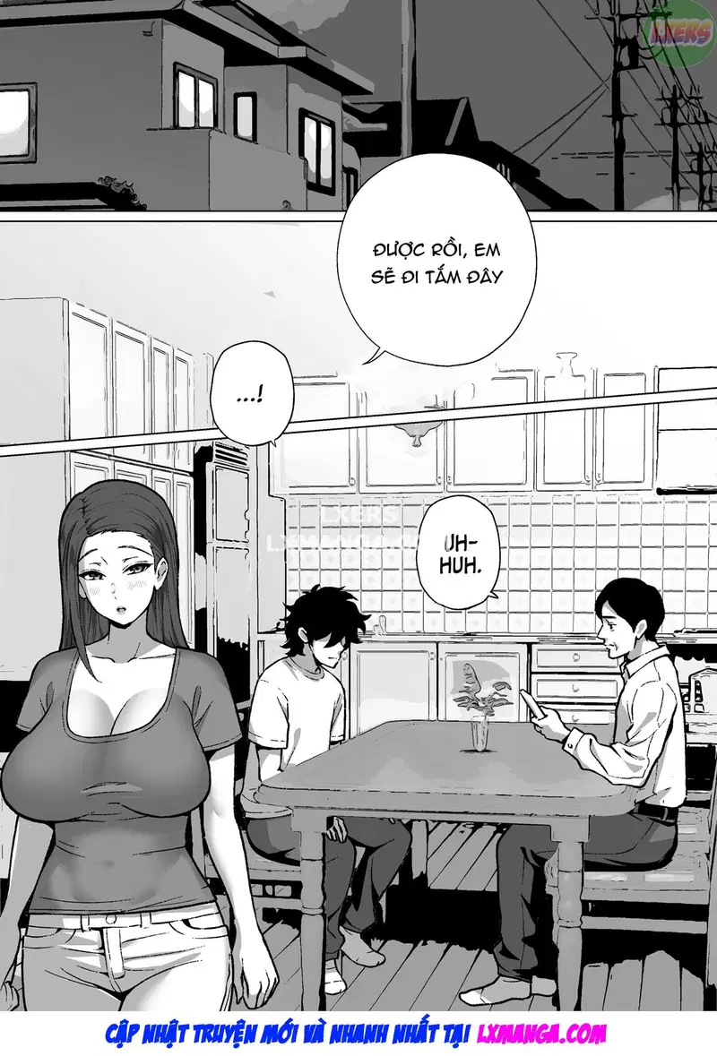 Mẹ kế ngực khủng giúp tôi học - Oneshot trang 4