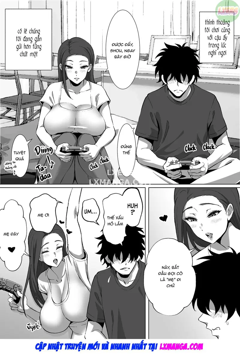 Mẹ kế ngực khủng giúp tôi học - Oneshot trang 12