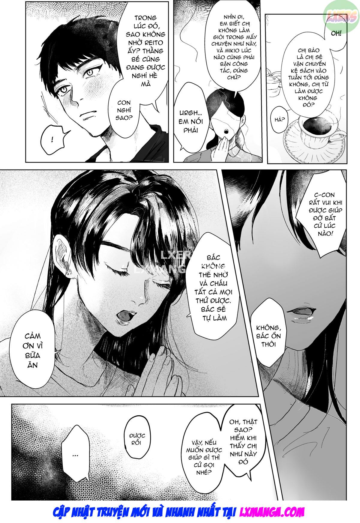 Nhảy bổ vào người dì nóng bỏng - Oneshot trang 17