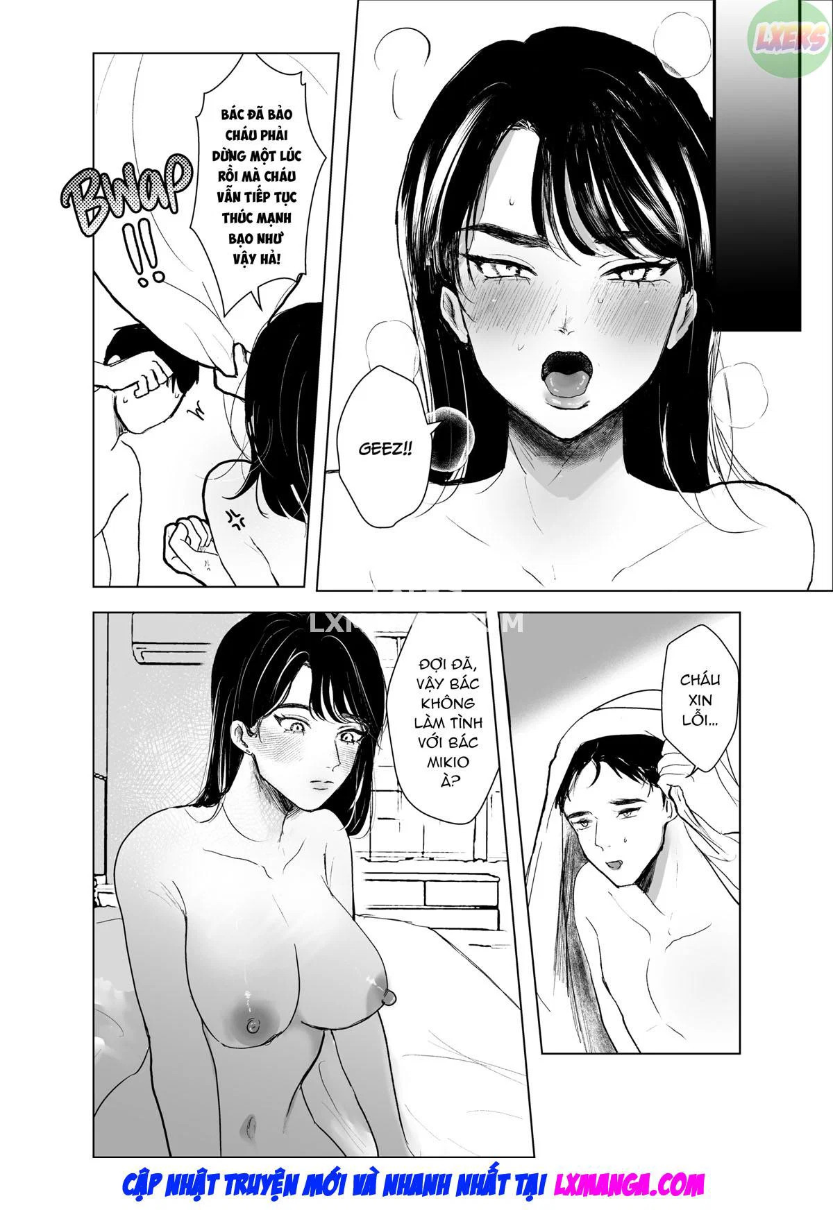 Nhảy bổ vào người dì nóng bỏng - Oneshot trang 46
