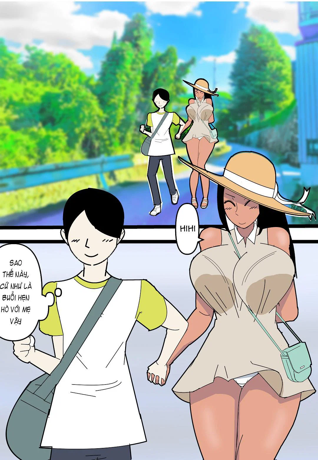 Làm ơn đừng làm gì xấu xa với mẹ tôi! - Oneshot trang 33