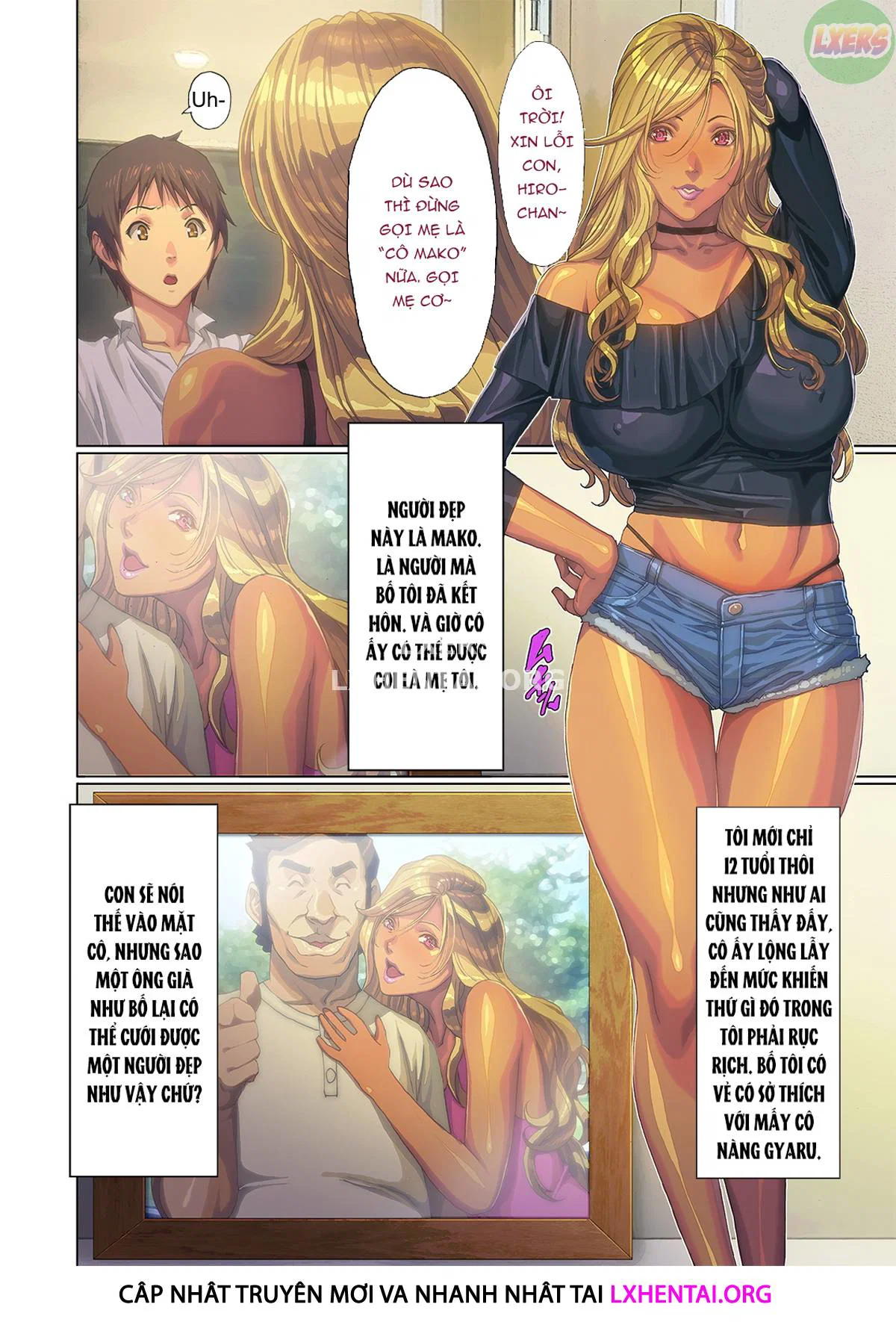 Bà mẹ kế gal của tôi - Chap 01 trang 4