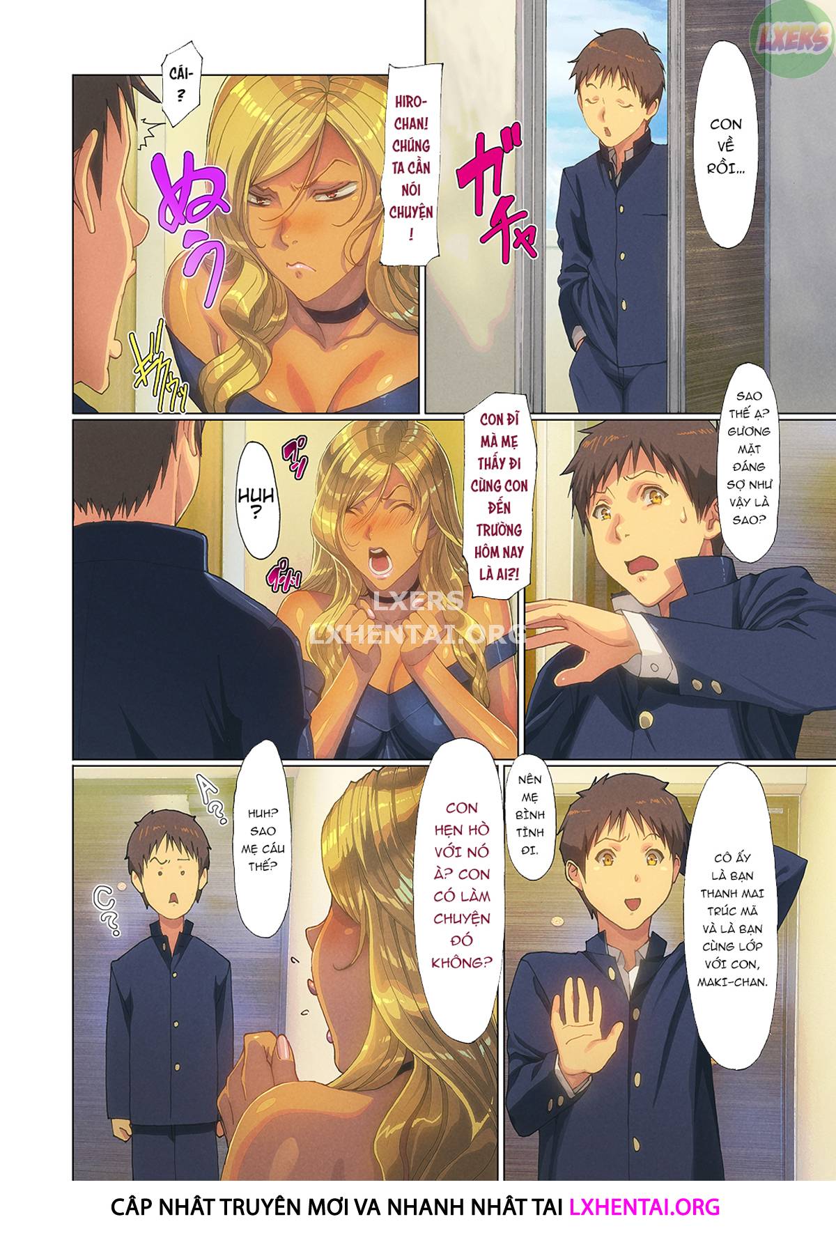 Bà mẹ kế gal của tôi - Chap 02 trang 9