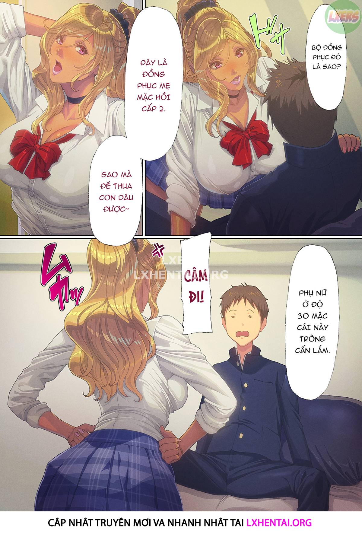 Bà mẹ kế gal của tôi - Chap 02 trang 11