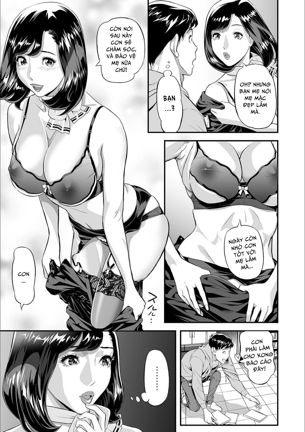 Tôi đi theo dõi mẹ mình. - Oneshot trang 3