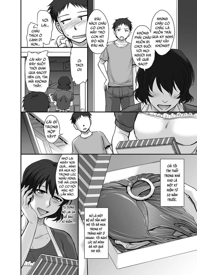 Kỳ nghỉ hè bỏng tay của dì cháu tôi - Oneshot trang 3