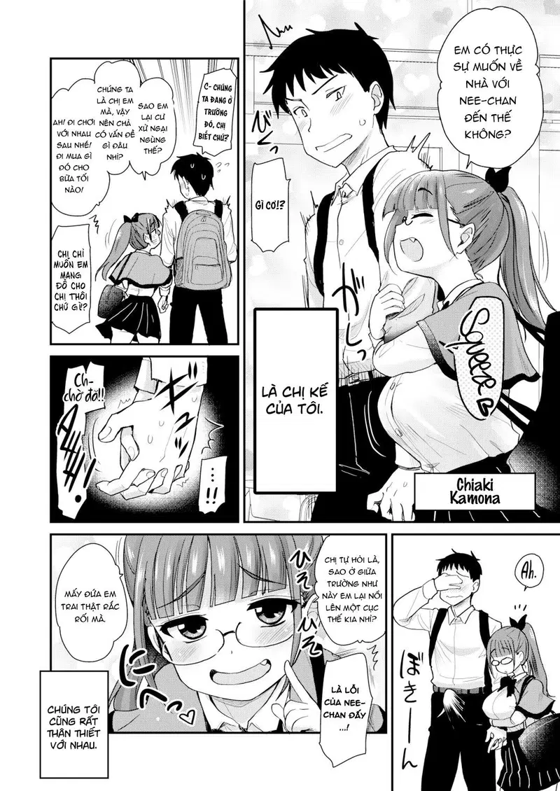 Tắm cùng mẹ và chị gái kế - Chap 01 trang 6