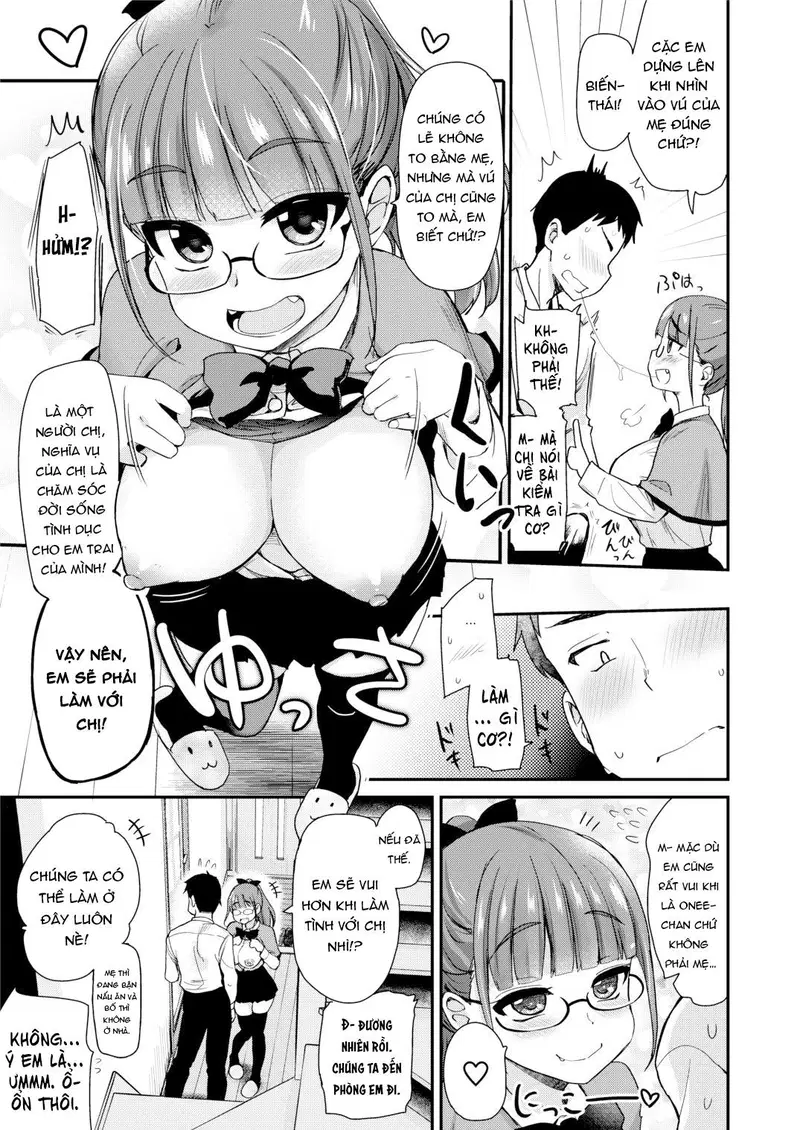 Tắm cùng mẹ và chị gái kế - Chap 01 trang 15