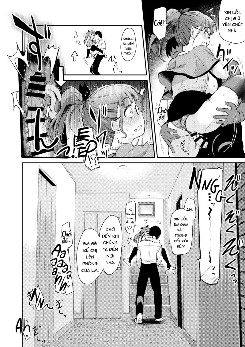 Tắm cùng mẹ và chị gái kế - Chap 01 trang 18