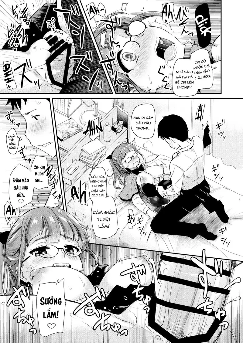 Tắm cùng mẹ và chị gái kế - Chap 01 trang 23