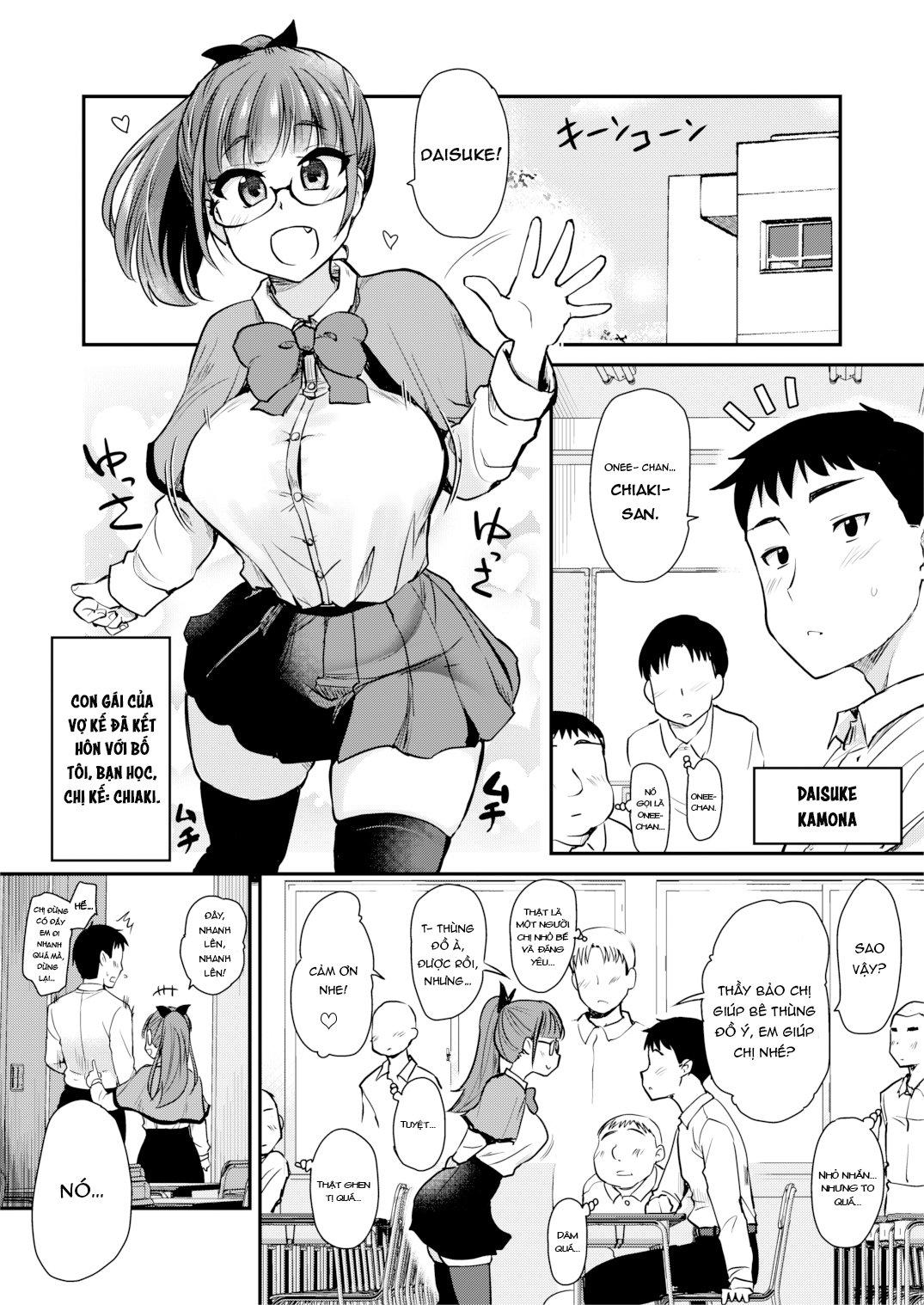 Tắm cùng mẹ và chị gái kế - Chap 03 trang 5
