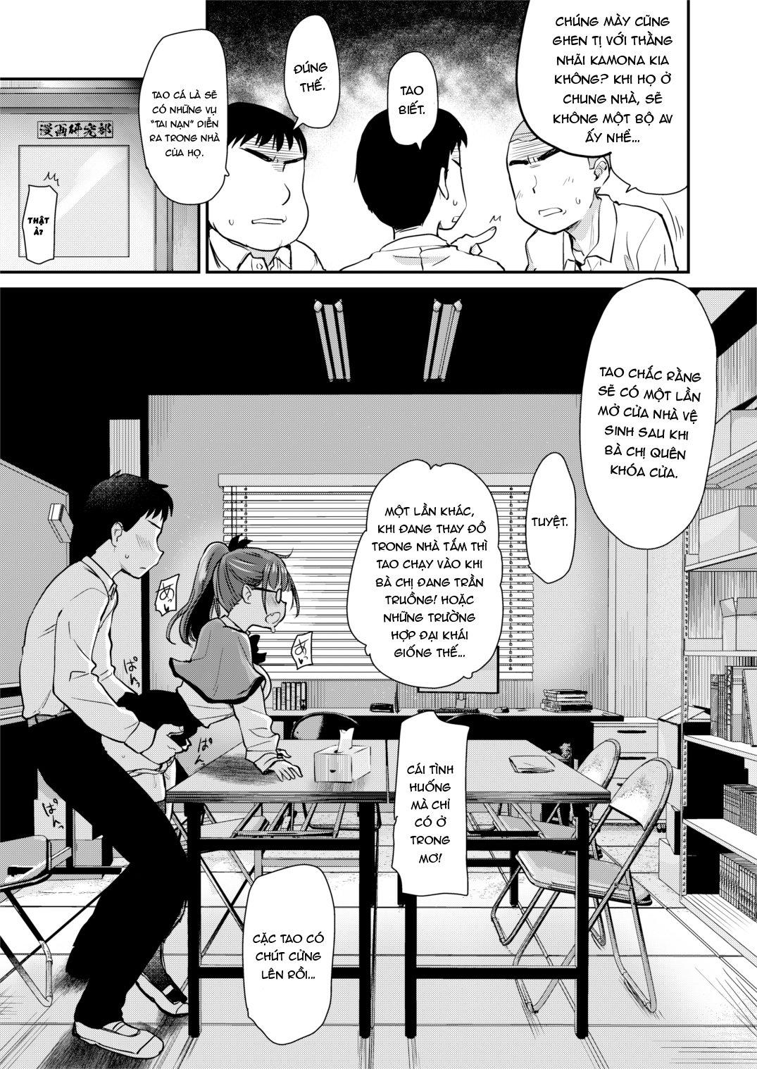 Tắm cùng mẹ và chị gái kế - Chap 03 trang 6