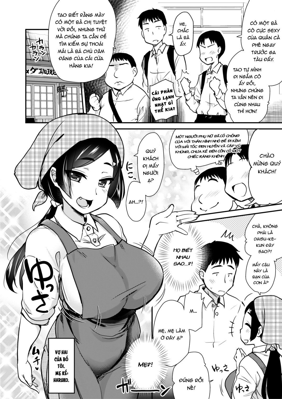 Tắm cùng mẹ và chị gái kế - Chap 03 trang 9